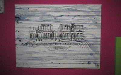 Nueva exposición de la artista emeritense Verónica Alonso en el Café Alaudae