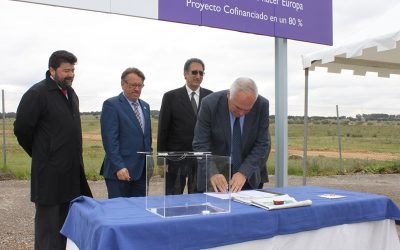Comienzan las obras de la Terminal Ferroviaria en Expacio Mérida, con la colocación de la primera piedra