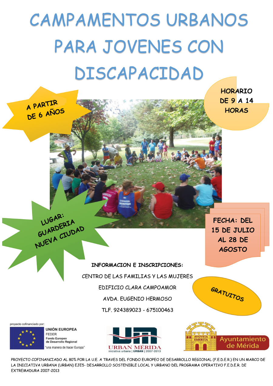 Cartel Campamento Urban