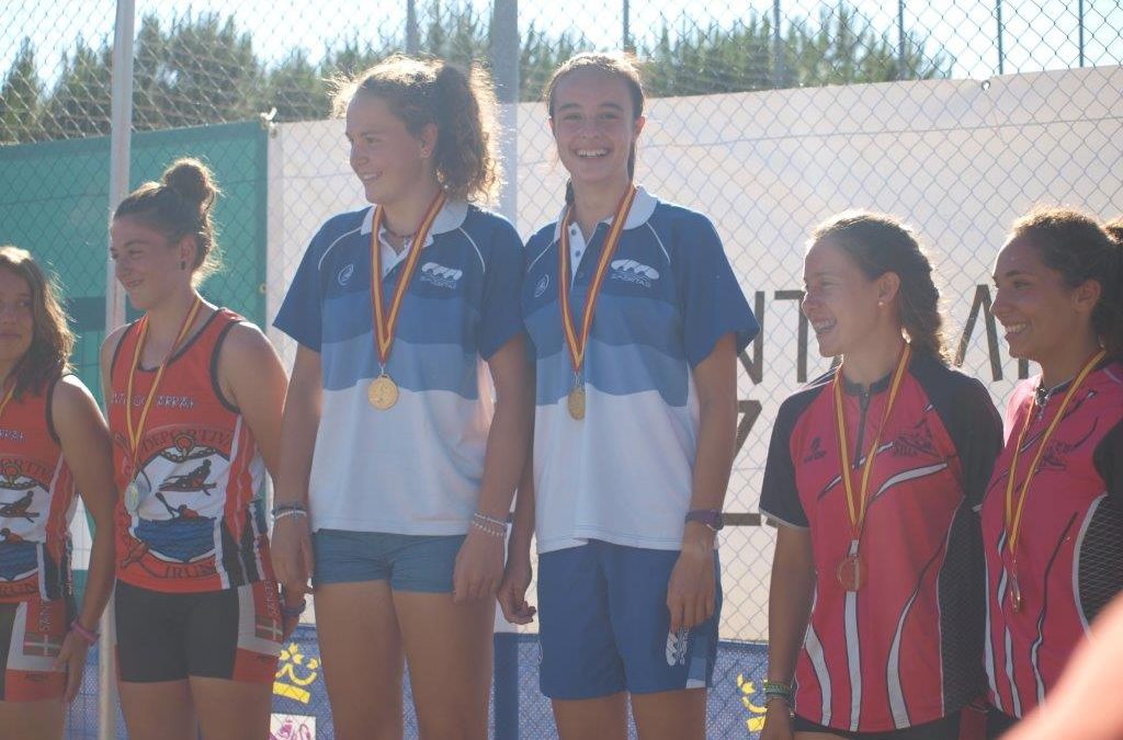 Alba Soriano y Alicia Blanco, Campeonas de la Copa de España de Jóvenes Promesas de Piragüismo