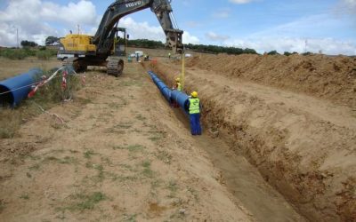 Las obras del anillo perimetral del agua se encuentran en su última fase