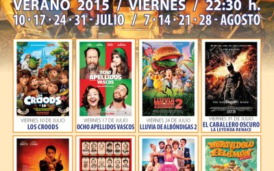 El cine de verano de la zona Urban ofrecerá ocho películas los viernes de julio y agosto