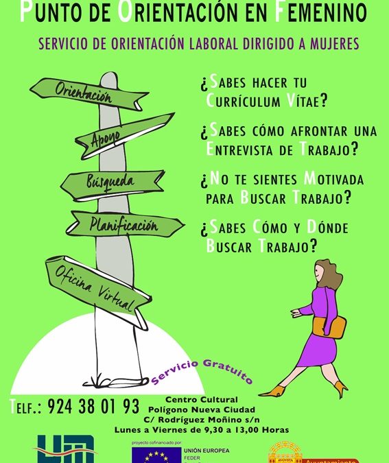 Punto de Orientación Laboral para las mujeres en la zona Urban