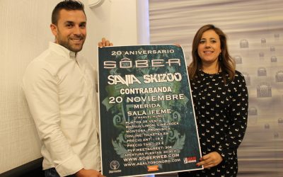 Sôber repasará sus veinte años en un concierto en IFEME