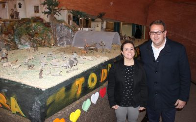El alcalde inaugura el Belén municipal realizado por alumnos del Programa de Rehabilitación Laboral