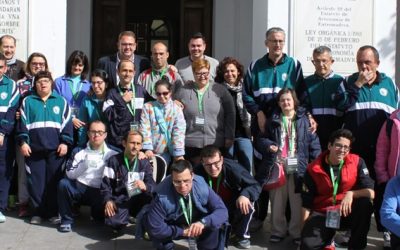 Recibimiento a los participantes en el Campeonato de España de Pádel