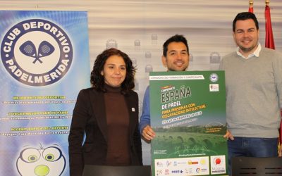 Mérida será escenario de unas jornadas de formación y del Cto. de España de pádel adaptado