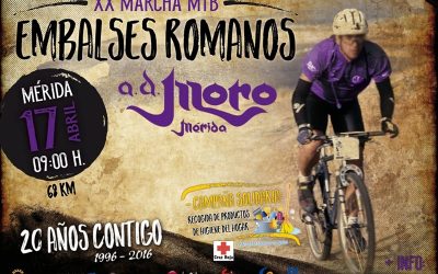 La marcha Embalses romanos  de la A.D. Moro Mérida, saldrá el domingo del velódromo municipal