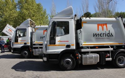 FCC presenta diez nuevos vehículos para recogida, limpieza y parques y jardines