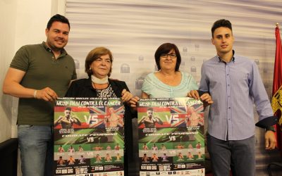 Combate solidario de Muay Thai con el subcampeón del mundo
