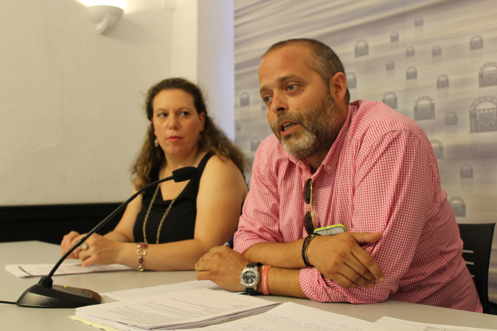 El delegado de Urbanismo y la portavoz