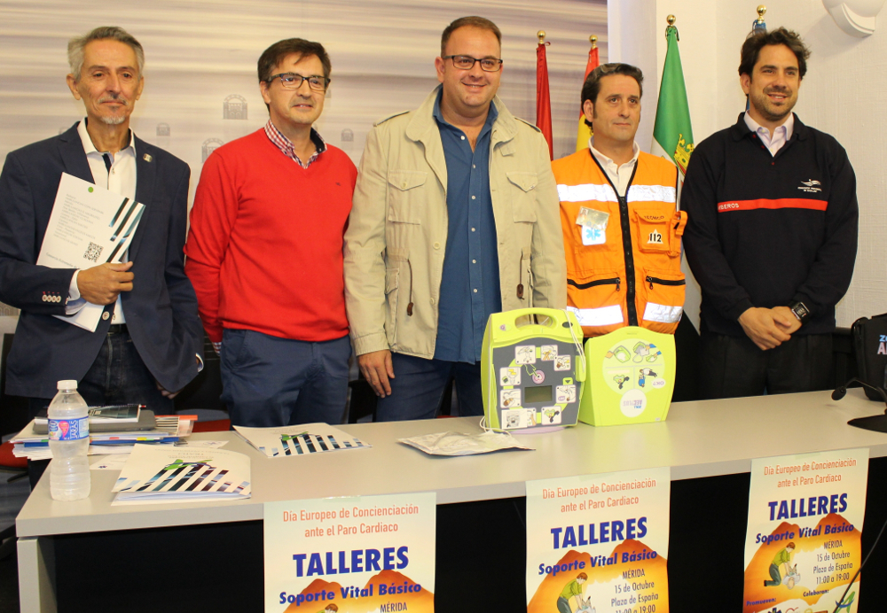 Alcalde y organizadores