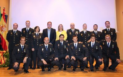 La policía nacional celebra la festividad de su patrón los Ángeles Custodios