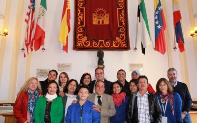 El alcalde recibe a miembros de la Unión Iberoamericana de Municipalistas