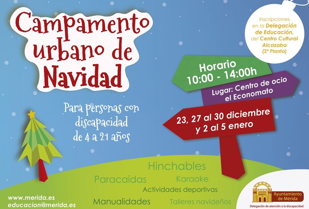 El ayuntamiento oferta un nuevo campamento para personas con discapacidad en El economato