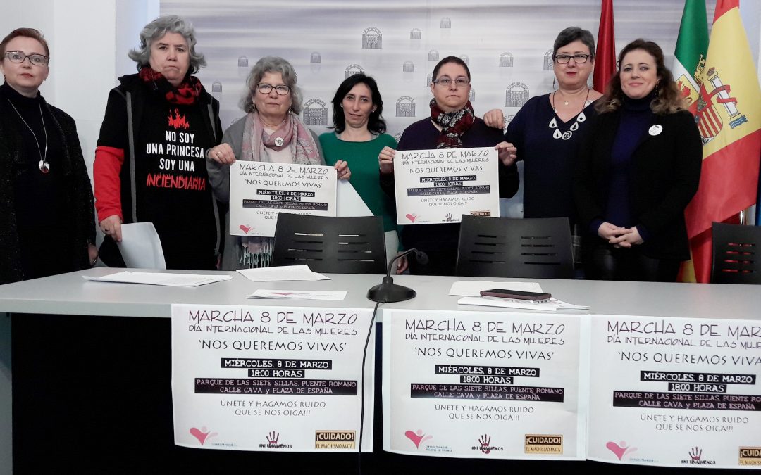 ‘Nos queremos vivas’, lema del Consejo Municipal de las Mujeres ante la celebración del 8 de marzo