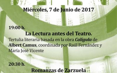 La Biblioteca convoca una tertulia en torno a la Obra “Calígula” de Albert Camus
