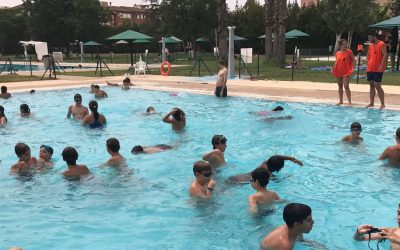 Ayer comenzó el primer campamento urbano inclusivo en el colegio Dion Casio
