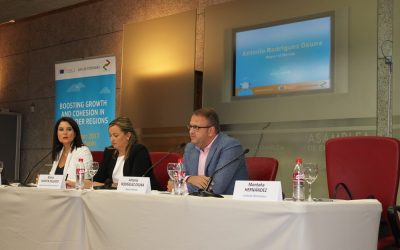El alcalde asiste a la inauguración del Workshop Comisión Europea en la Asamblea de Extremadura