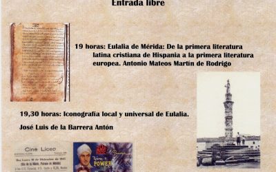 Festejando a Eulalia, una tarde de conferencias en honor a Santa Eulalia