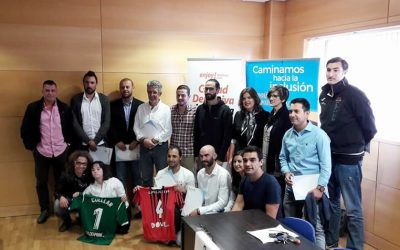 La delegada de Atención a la Discapacidad  asiste a la renovación de convenios del programa “Deporte para todos»