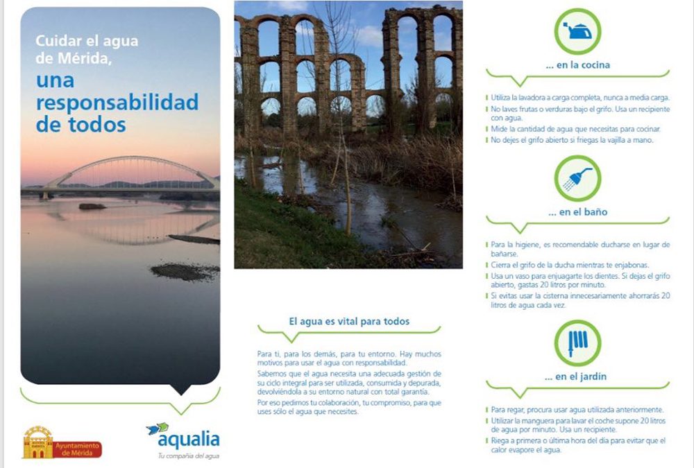 El Ayuntamiento y Aqualia inician una campaña sobre el consumo responsable del agua