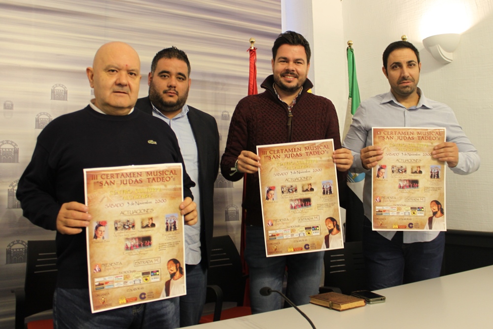 El Centro Cultural Alcazaba acoge mañana el III Certamen San Judas Tadeo
