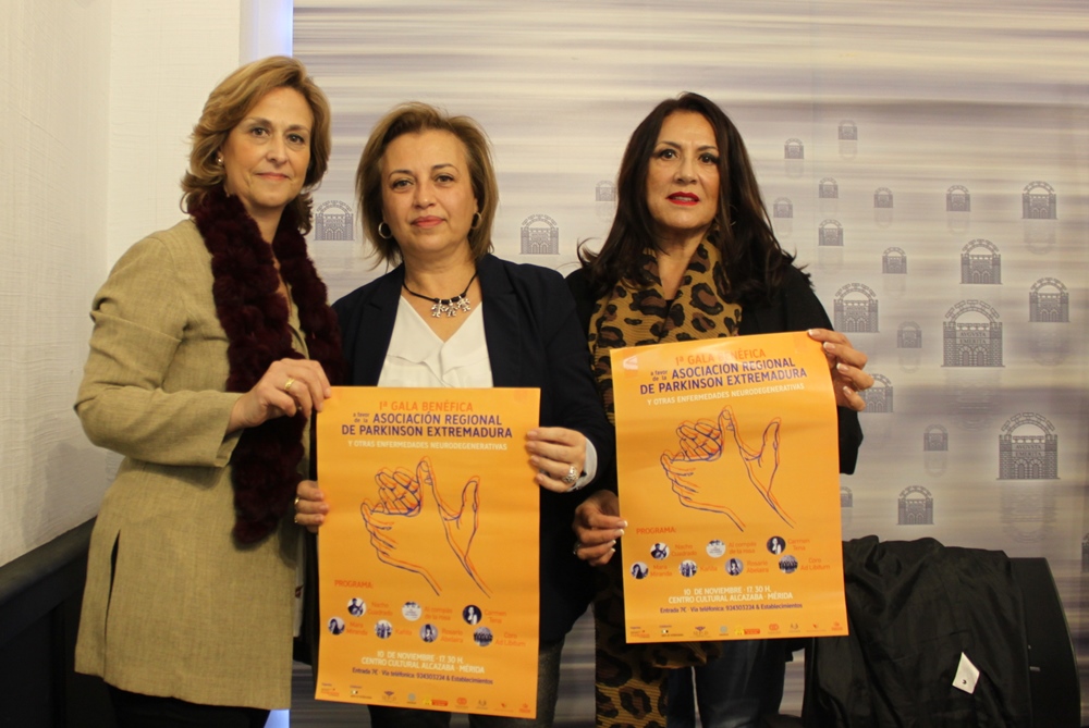 El Centro Cultural Alcazaba acogerá la I Gala Benéfica de la Asociación Parkinson Extremadura