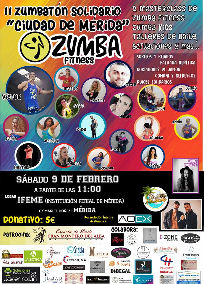 zumbatron-solidario-cartel