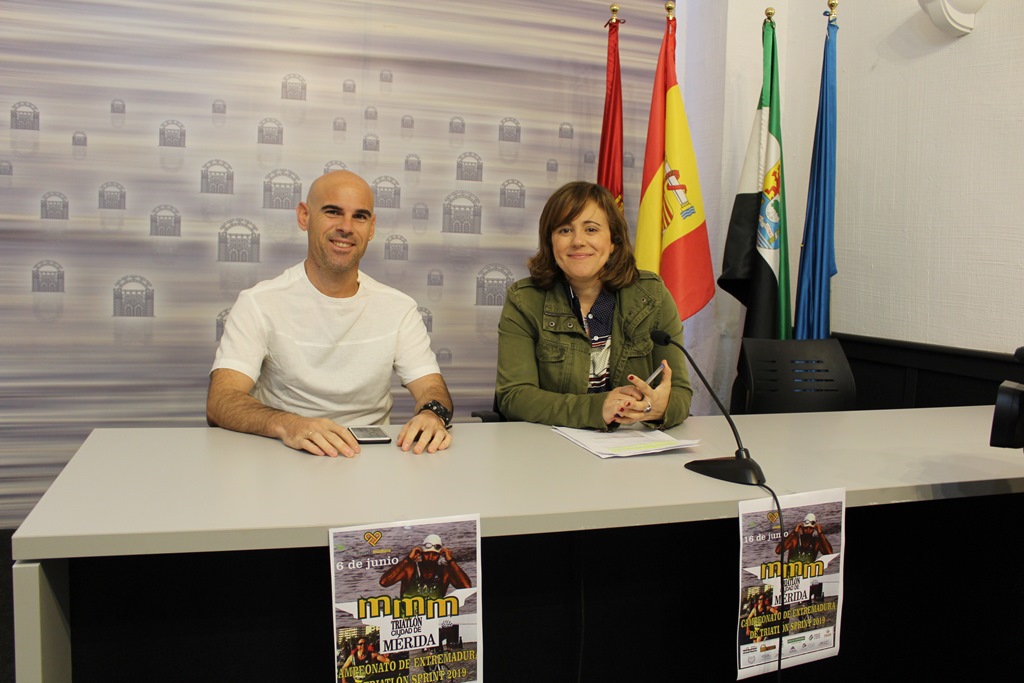 El 16 de junio se celebra la IX edición del Triatlón Ciudad de Mérida