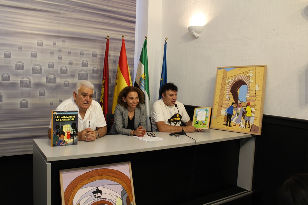 La Biblioteca Juan Pablo Forner ya dispone de la traducción al castúo de una de las aventuras de Tintín