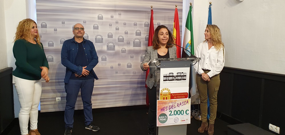 La Asociación de Comerciantes Emerita Augusta lanza la segunda edición del «Rasca y gana»
