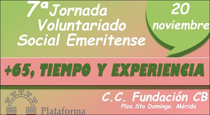 La Plataforma del Voluntariado celebra mañana su jornada anual dedicada a los mayores