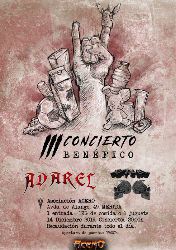 Acero organiza la tercera edición de su concierto de rock solidario