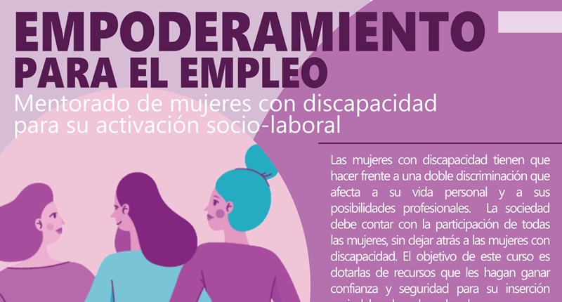 Curso de empoderamiento para mujeres con discapacidad
