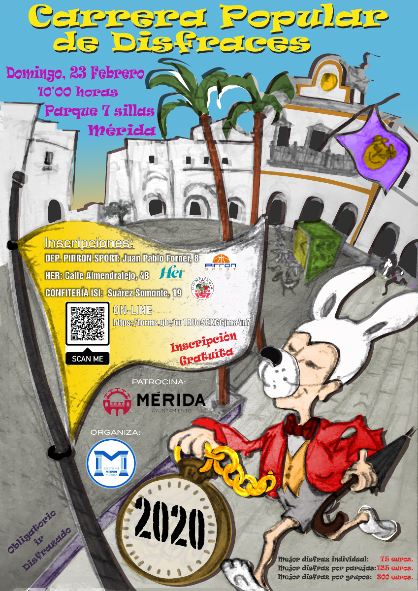 Carrera Disfraces Carnaval 2020