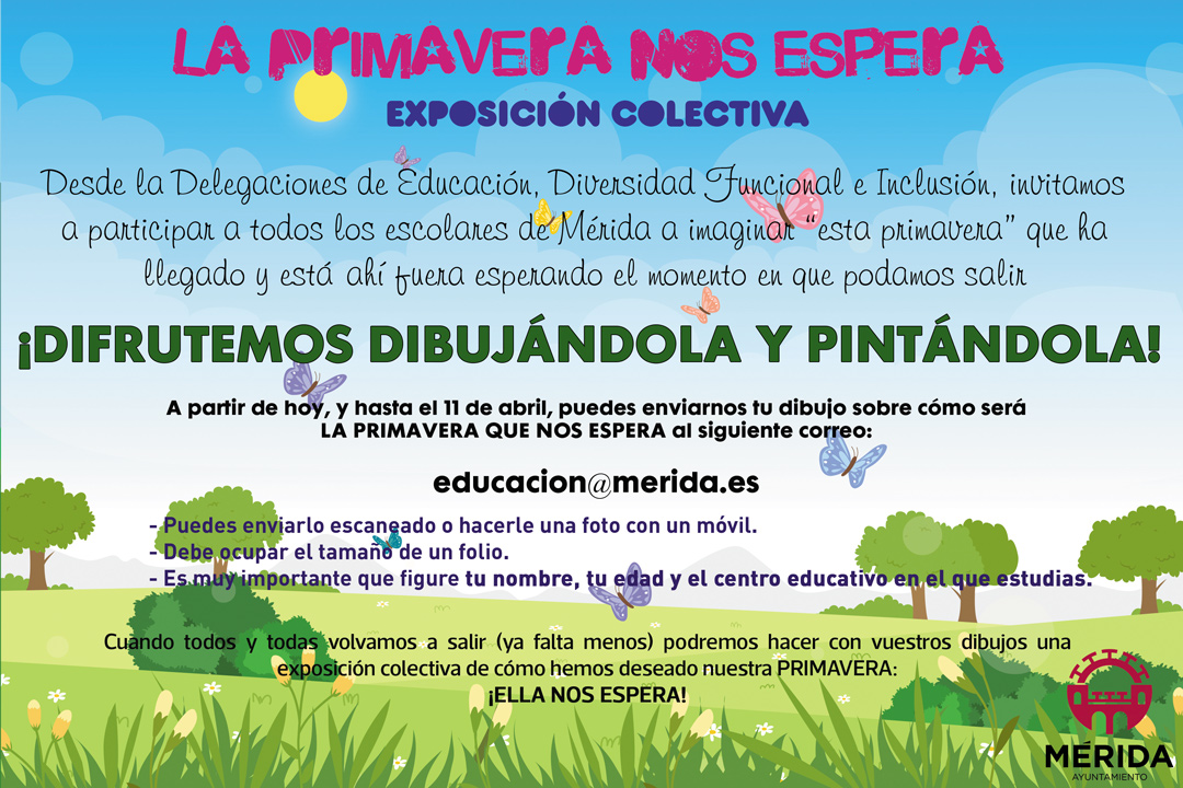 Convocada la exposición colectiva de dibujo “La Primavera nos espera” para escolares de la ciudad