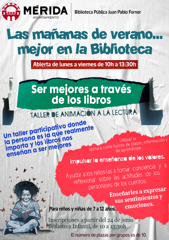 Las bibliotecas municipales ofrecen talleres para las mañanas de verano