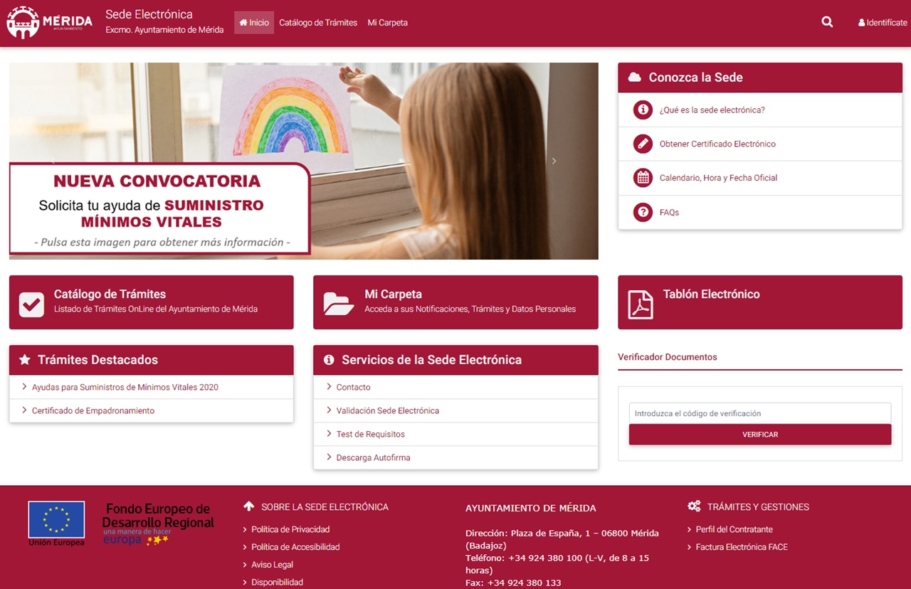 La nueva Sede Electrónica del Ayuntamiento permite ya realizar quince trámites de forma telemática
