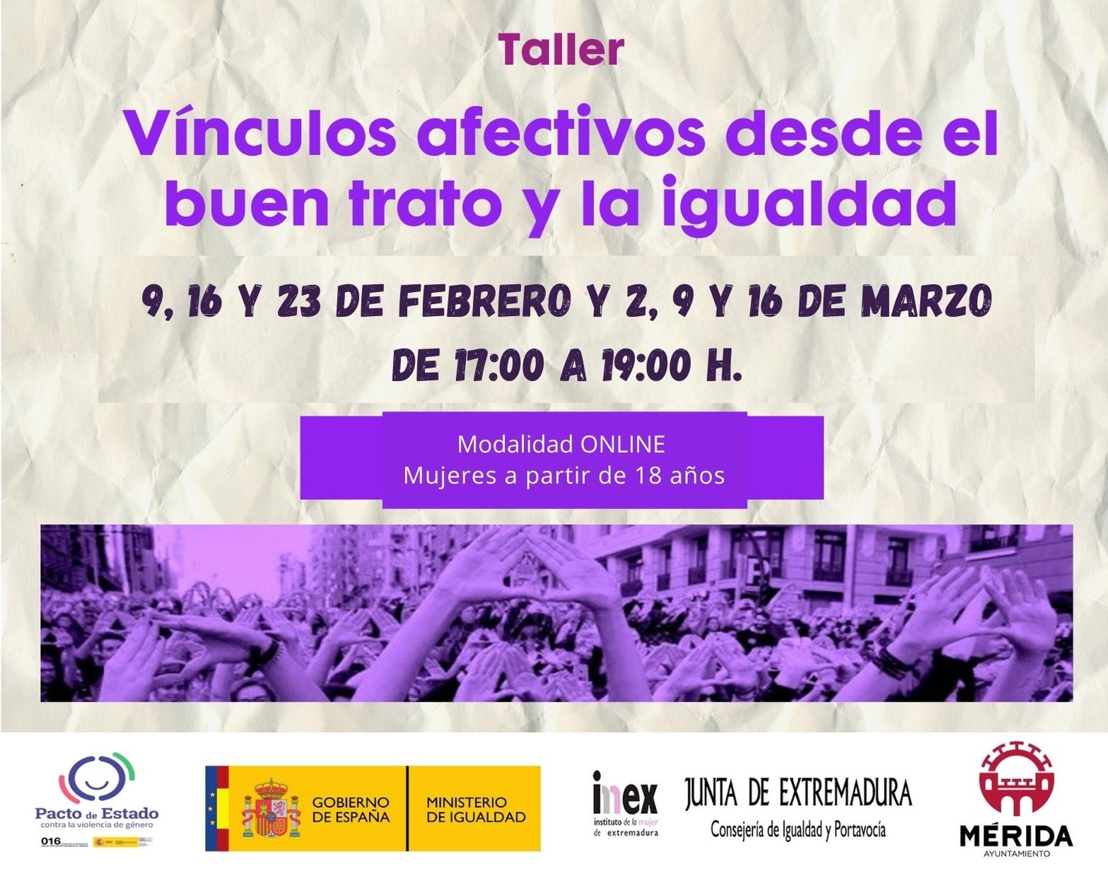 Cartel Taller Vinculos afectivos