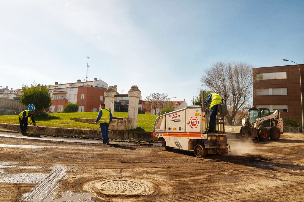 El V Plan de Asfaltado continúa esta semana en las calles de la Zona Sur
