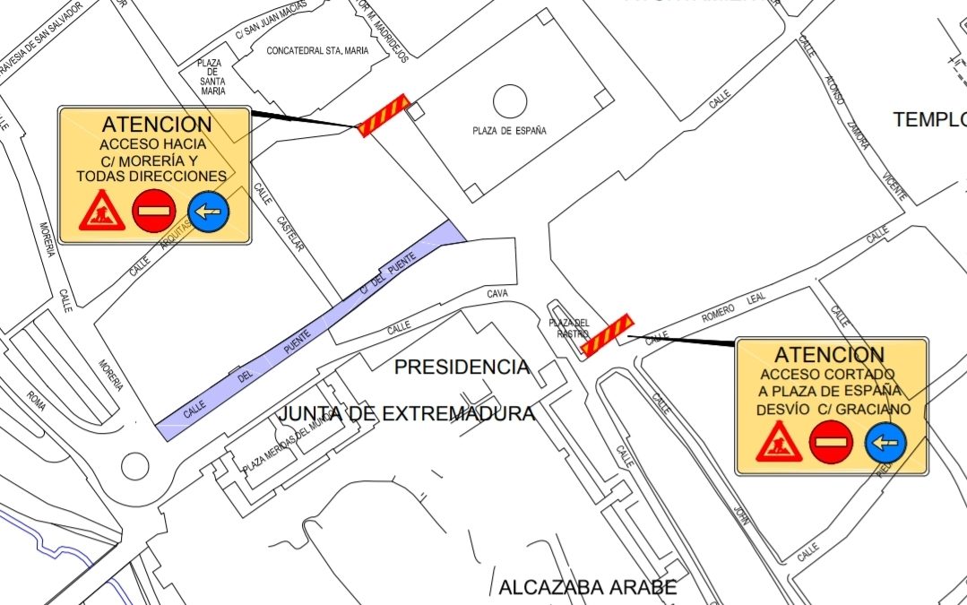 Desde el jueves hasta el sábado estará cortada la calle El Puente por obras
