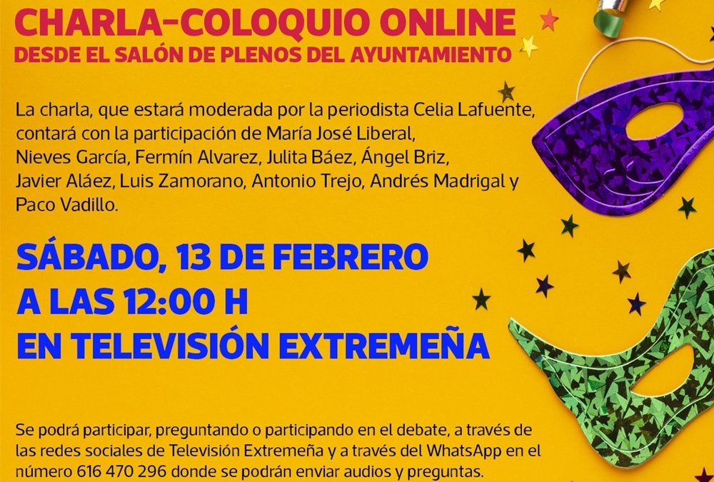 Una charla coloquio on line y una exposición repasarán el 40 aniversario del Carnaval Romano