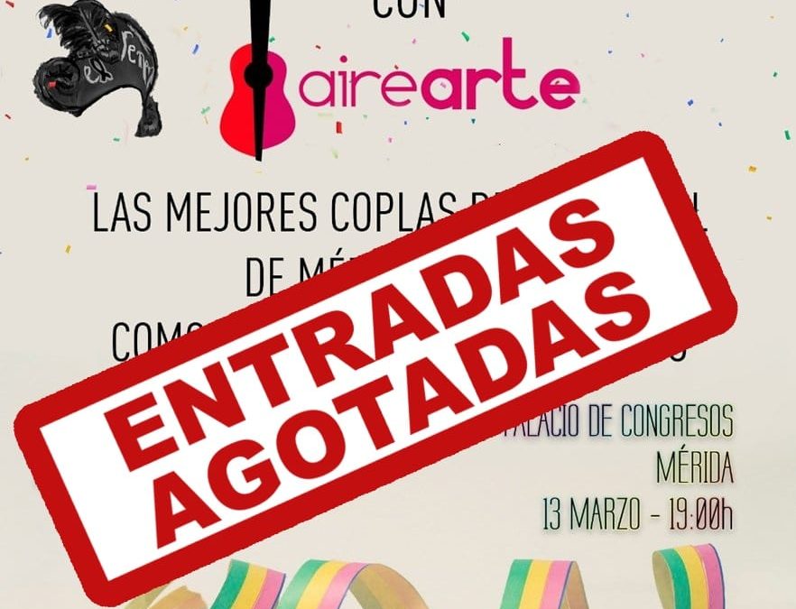 Entradas agotadas para "Carnavaleando"