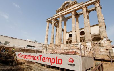 Mañana jueves comienza la programación #CompartimosTemplo en el Templo de Diana con motivo de la Semana Santa