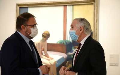 Rodríguez Osuna firma un convenio de colaboración con la Fundación Colección Thyssen-Bornemisza para promover actuaciones conjuntas con el GCPHE