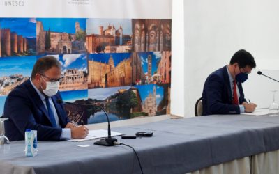 Rodriguez Osuna firma con Paradores la promoción conjunta en Madrid, Sevilla, Lisboa y París