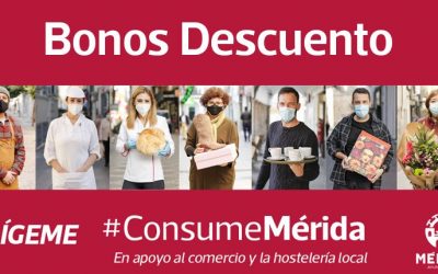 Los emeritenses han canjeado ya más de 8.200 bonos en comercio y hostelería desde que el pasado viernes comenzara la campaña