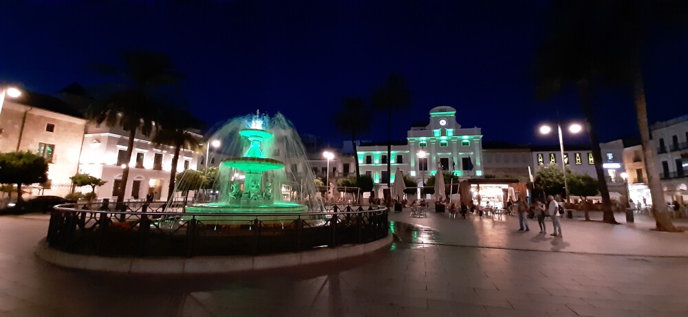 ayuntamiento iluminafción verde