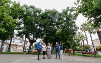 Finaliza la remodelación y rehabilitación del parque de la barriada de Cruzcampo y San Antonio